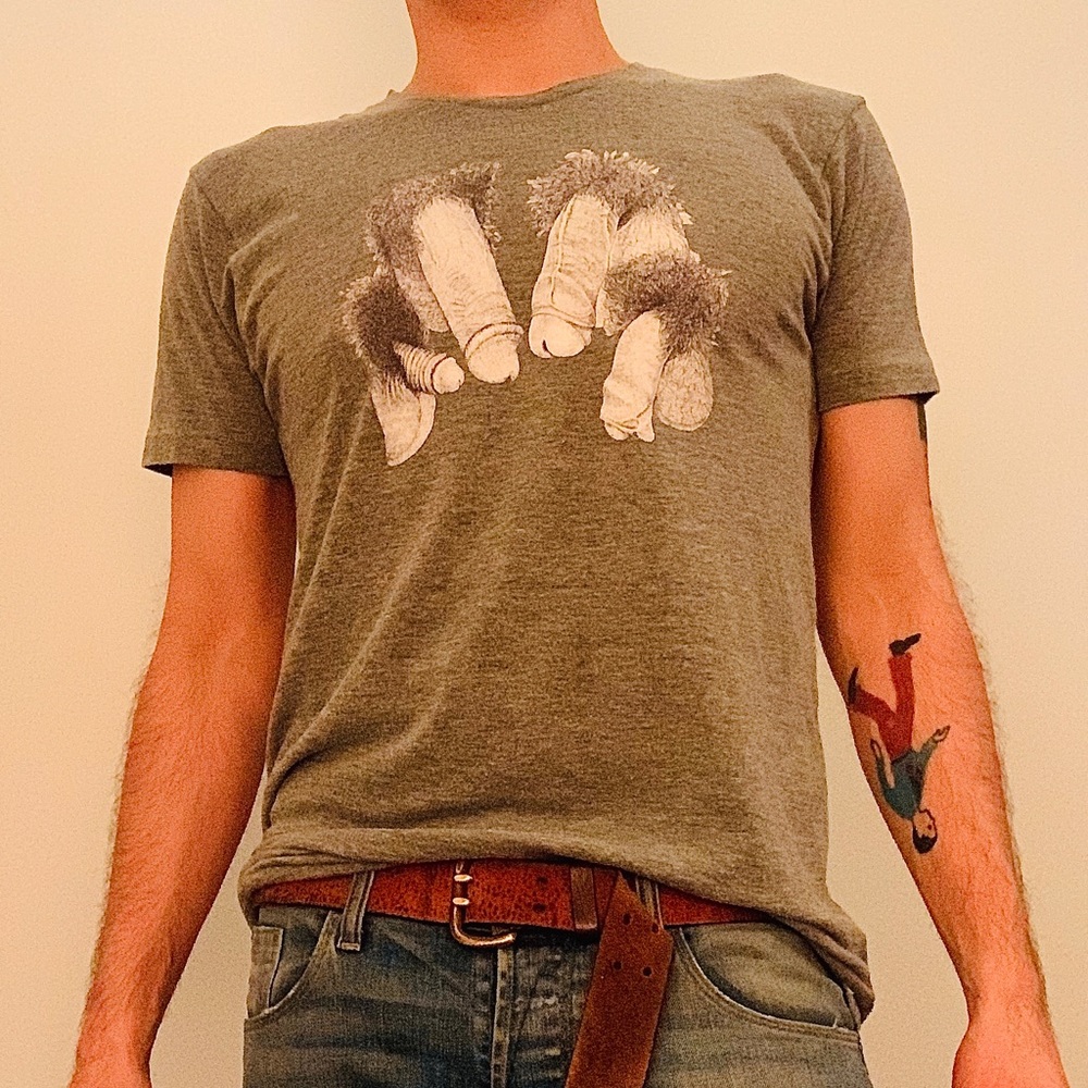 •ITEM SOLD• Weird shirt with dicks on it